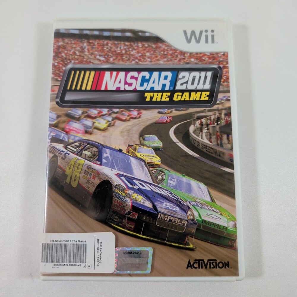 NASCAR The Game 2011 Nintendo Wii CIB Complete w/ Manual Untested Clean Disc